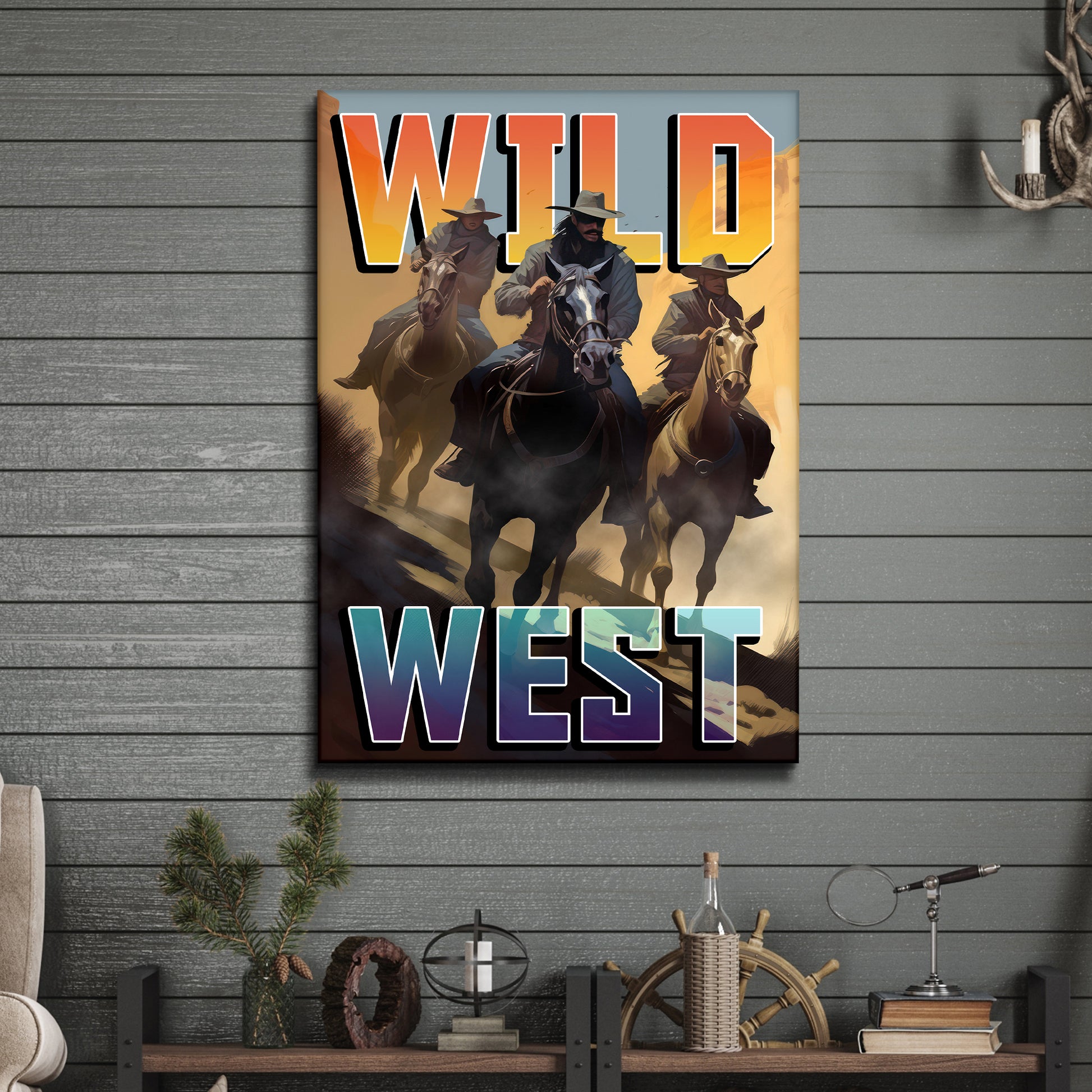 Wild West Sign Style 1 - Image by Tailored Canvases