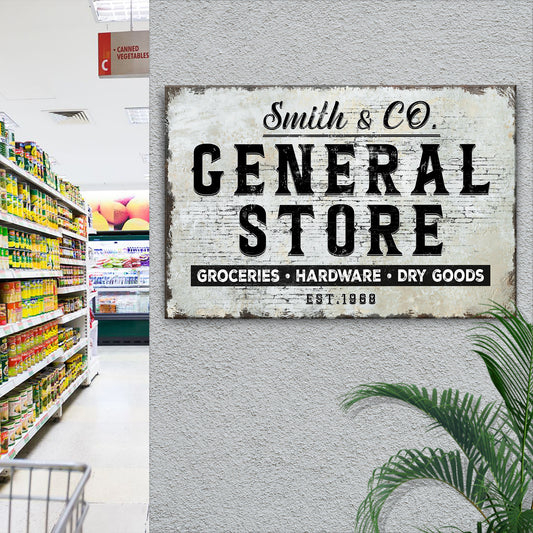 General Store Sign - Image by Tailored Canvases