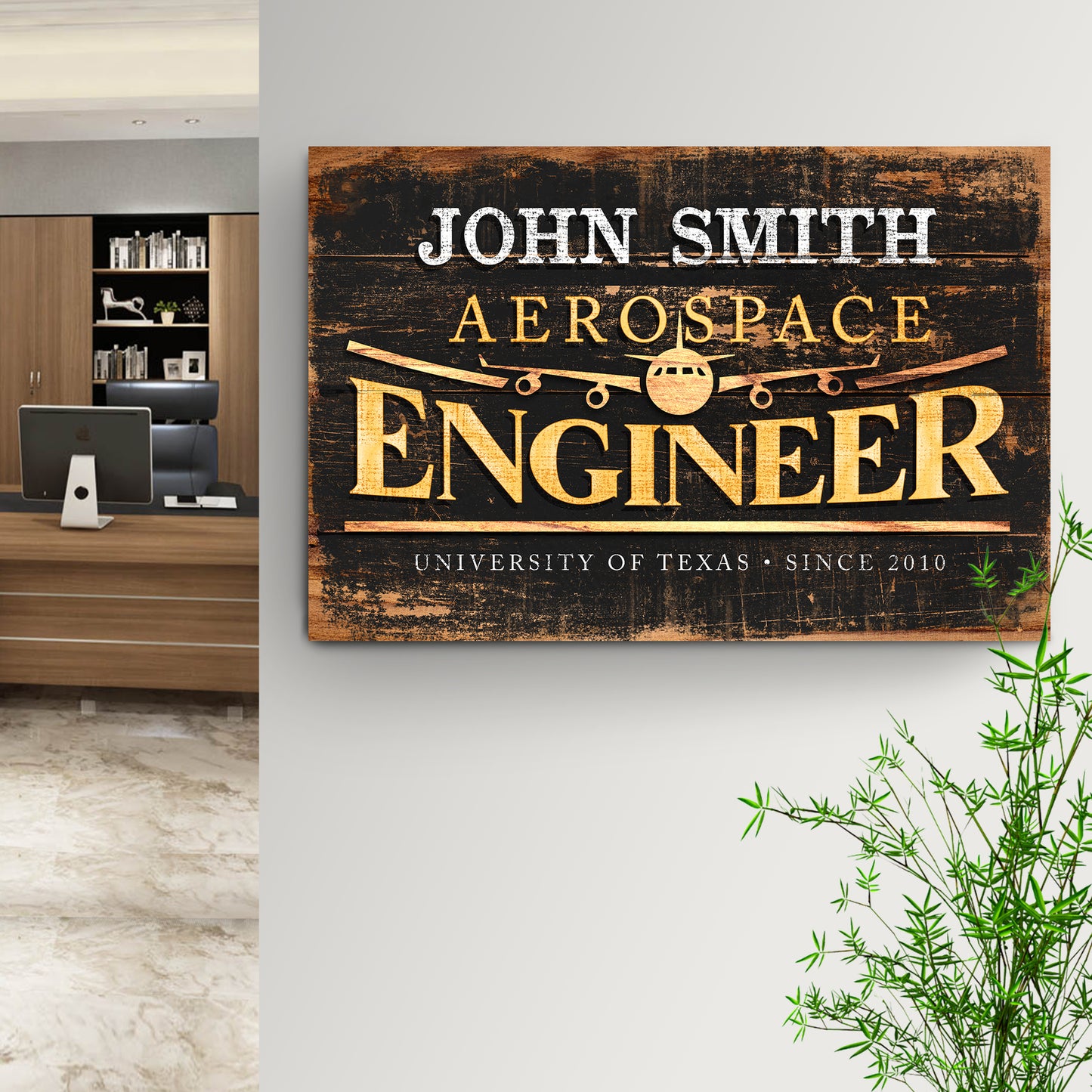 Aerospace Engineer Sign Style 1 - Image by Tailored Canvases
