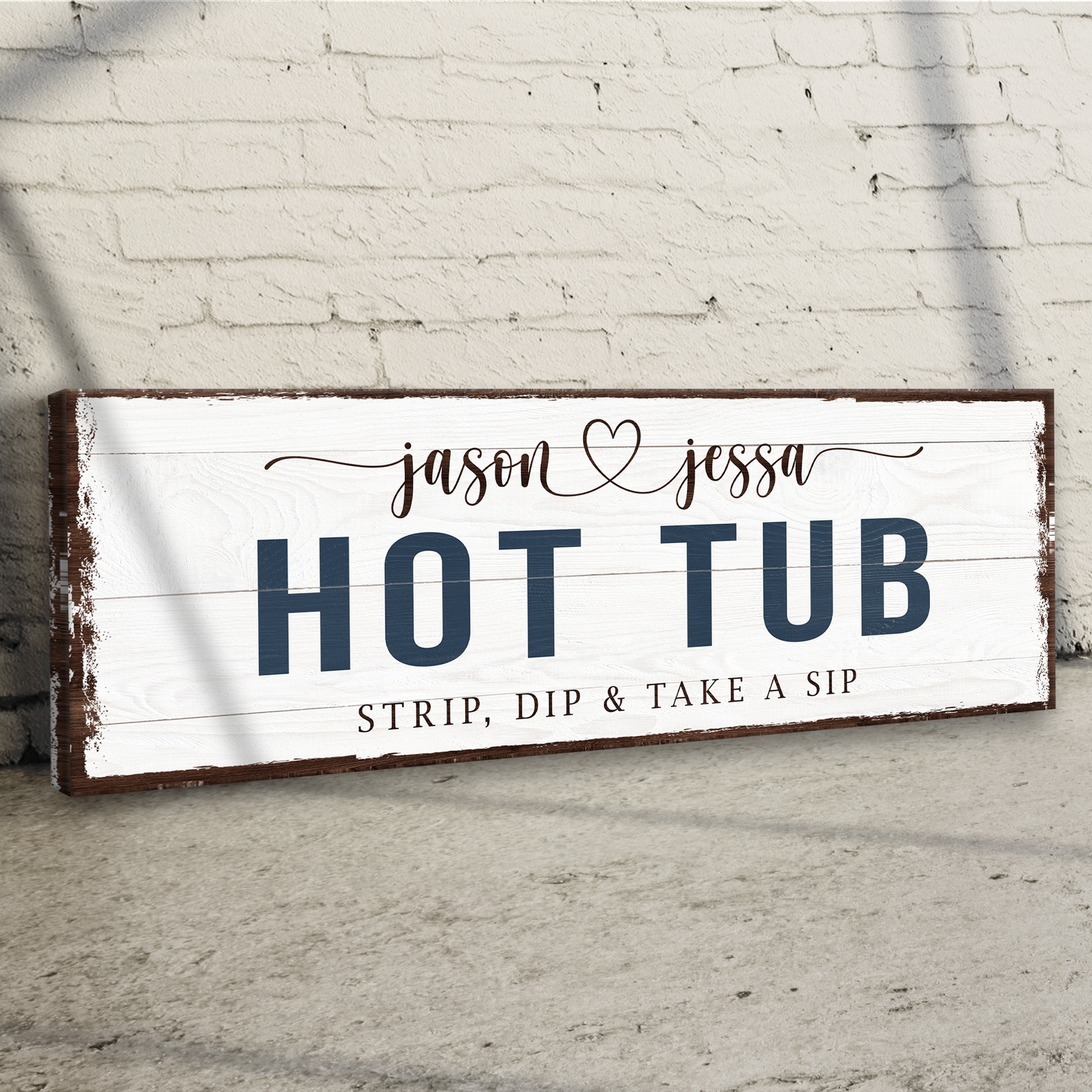 Hot Tub Sign  Style 2 - Image by Tailored Canvases