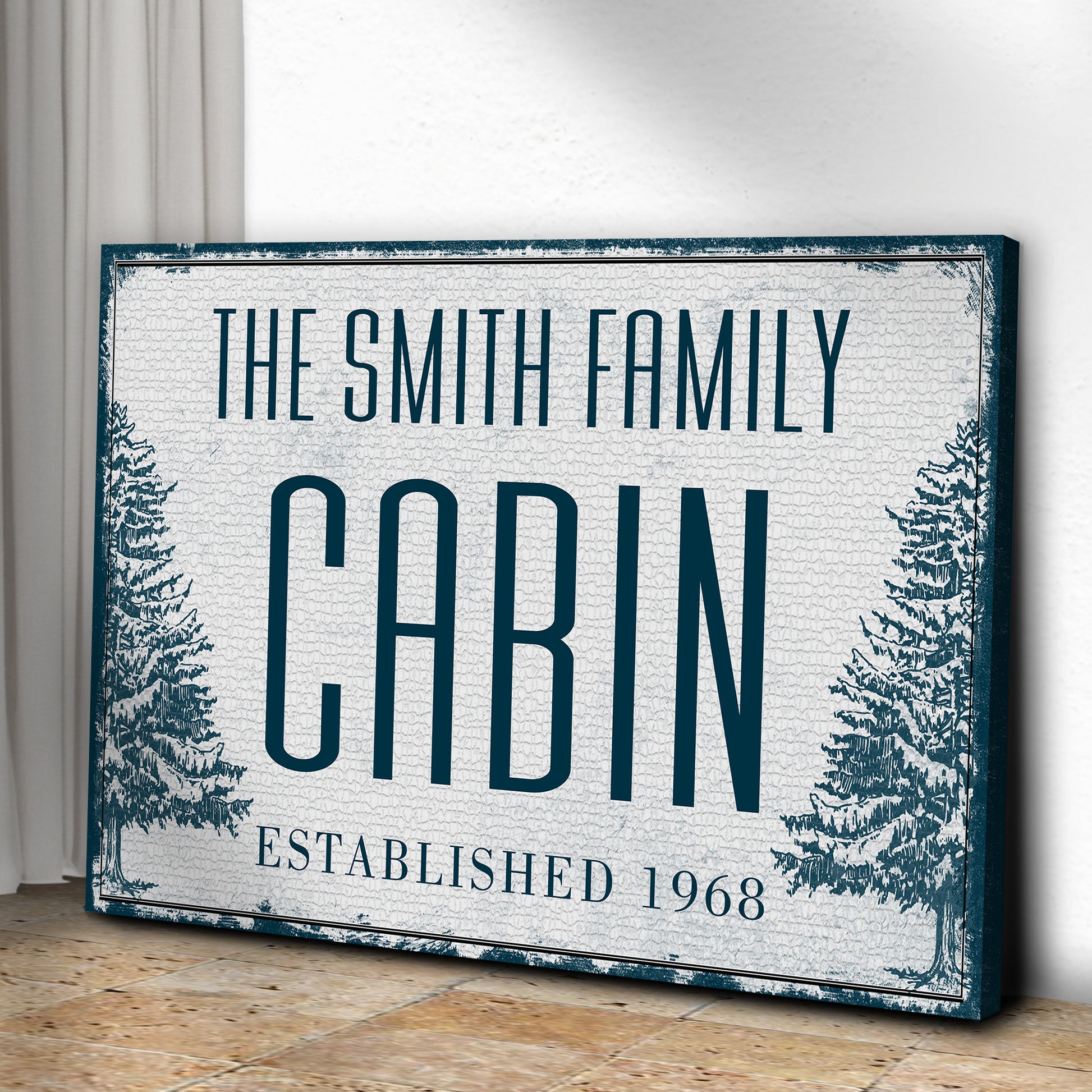 Family Cabin Woodside Sign - Image by Tailored Canvases