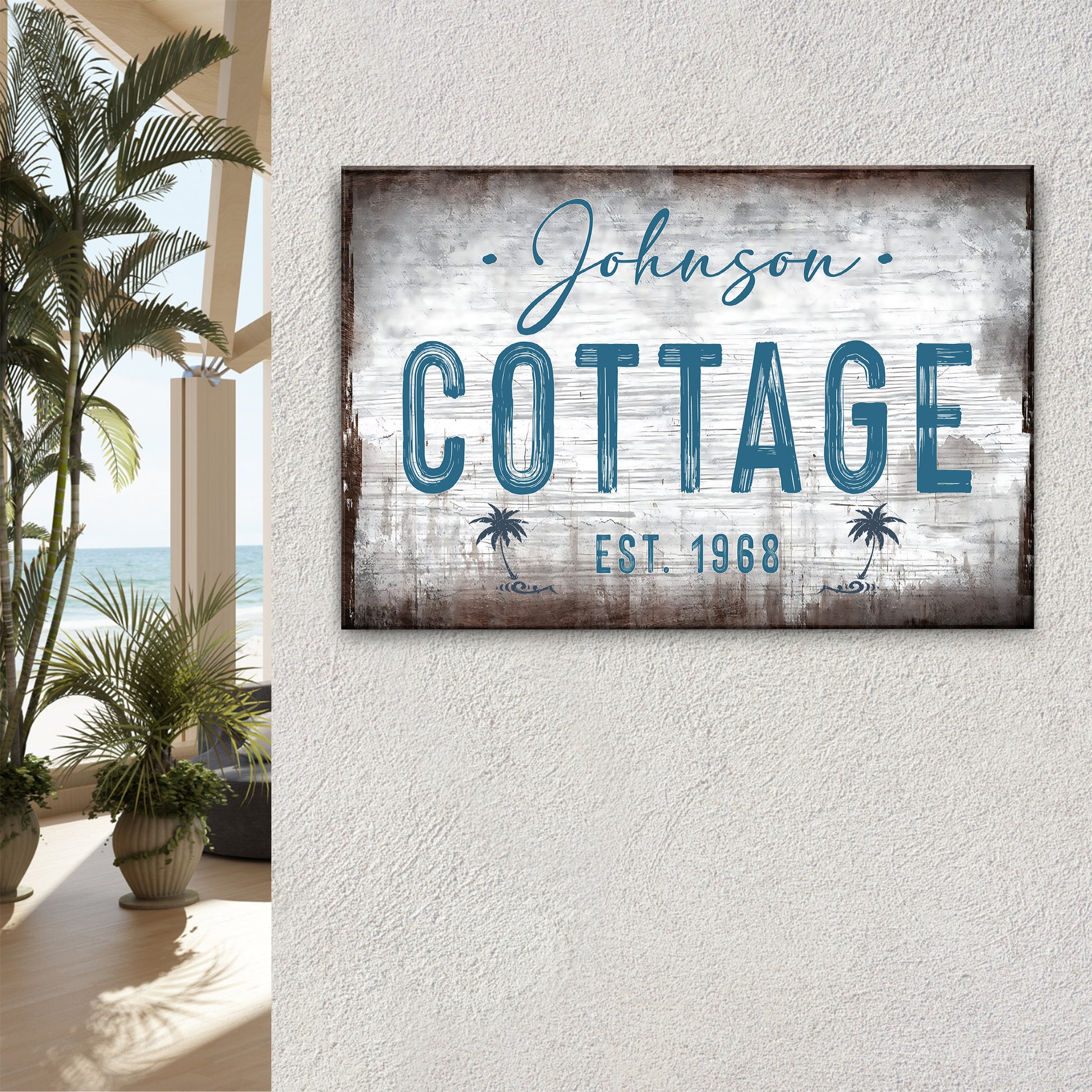 Cottage Sign II Style 2 - Image by Tailored Canvases