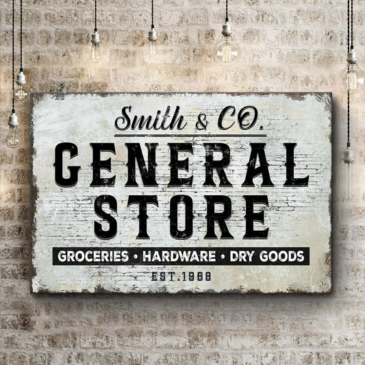 General Store Sign Style 2 - Image by Tailored Canvases
