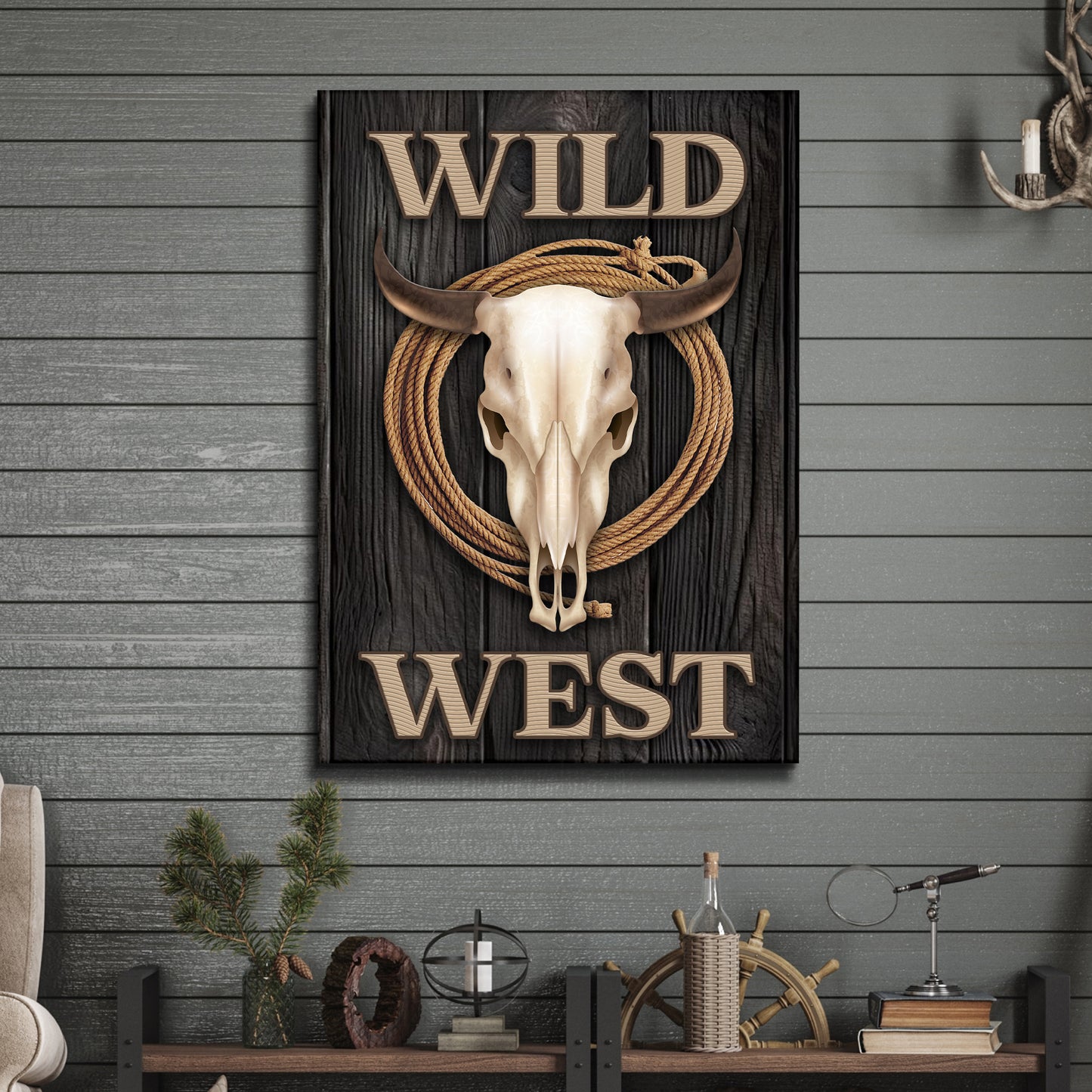Wild West Sign V Style 2 - Image by Tailored Canvases