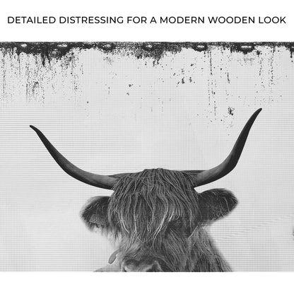 Highland Cattle Bath Canvas Wall Art II Zoom - Image by Tailored Canvases