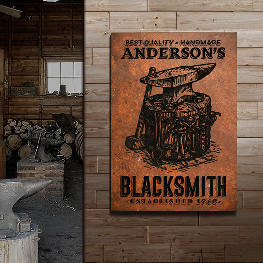 Best Quality Handmade Blacksmith Sign Style 2 - Image by Tailored Canvases