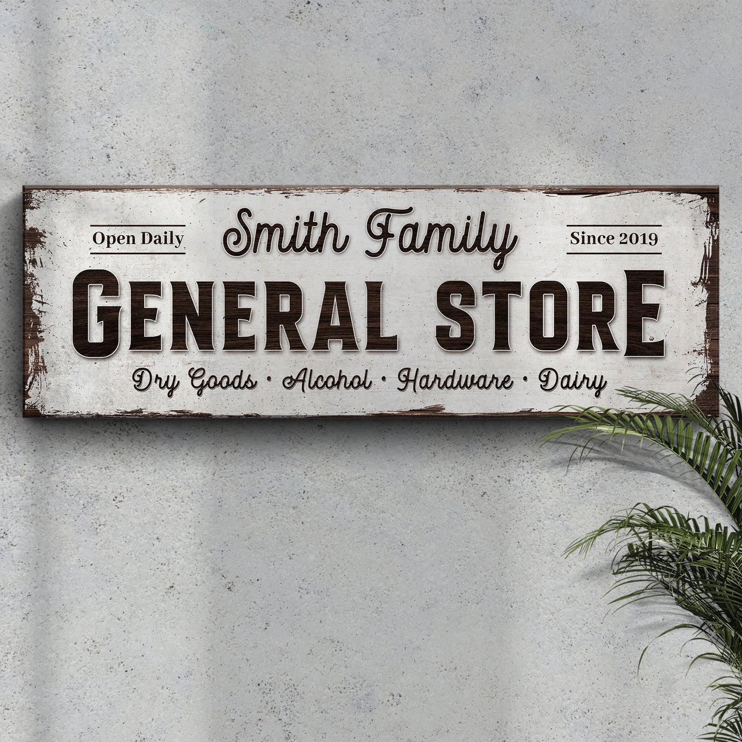 Family General Store Sign Style 2 - Image by Tailored Canvases