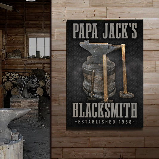 Blacksmith Sign Style 2 - Image by Tailored Canvases