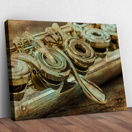 Flute Rustic Canvas Wall Art - Image by Tailored Canvases
