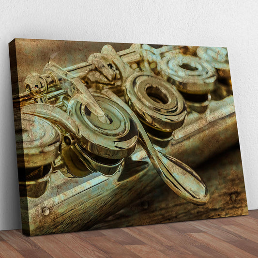 Flute Rustic Canvas Wall Art - Image by Tailored Canvases