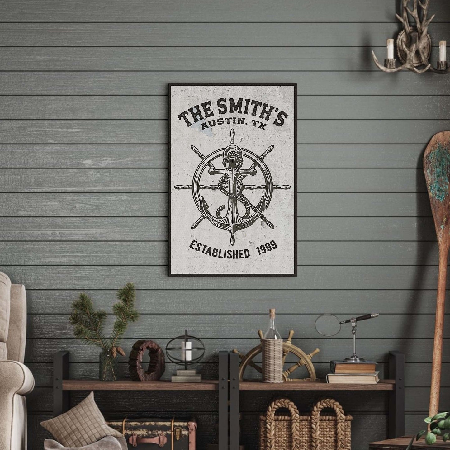 Family Sailor Sign Style 2 - Image by Tailored Canvases