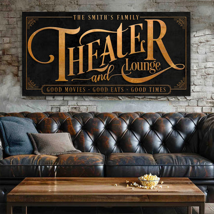 Theater Sign IX - Image by Tailored Canvases
