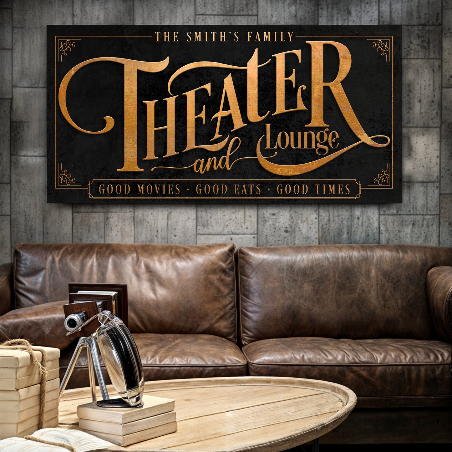 Theater Sign IX  - Image by Tailored Canvases