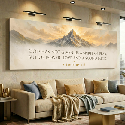 God Has Not Given Us A Spirit Of Fear, But Of Power, Love, And A Sound Mind - 2 Timothy 1:7