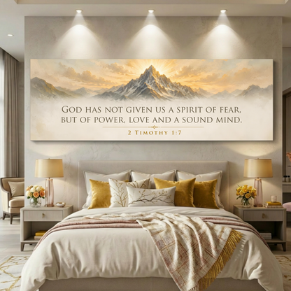 God Has Not Given Us A Spirit Of Fear, But Of Power, Love, And A Sound Mind - 2 Timothy 1:7