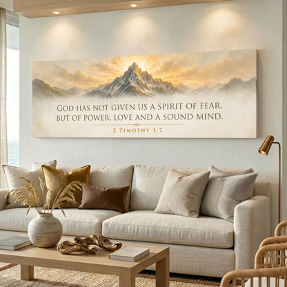 God Has Not Given Us A Spirit Of Fear, But Of Power, Love, And A Sound Mind - 2 Timothy 1:7