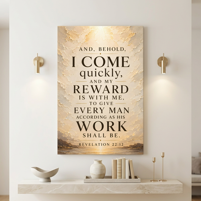 To Give Every Man According To His Work - Revelation 22:12