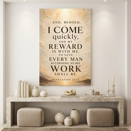 To Give Every Man According To His Work - Revelation 22:12