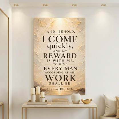 To Give Every Man According To His Work - Revelation 22:12