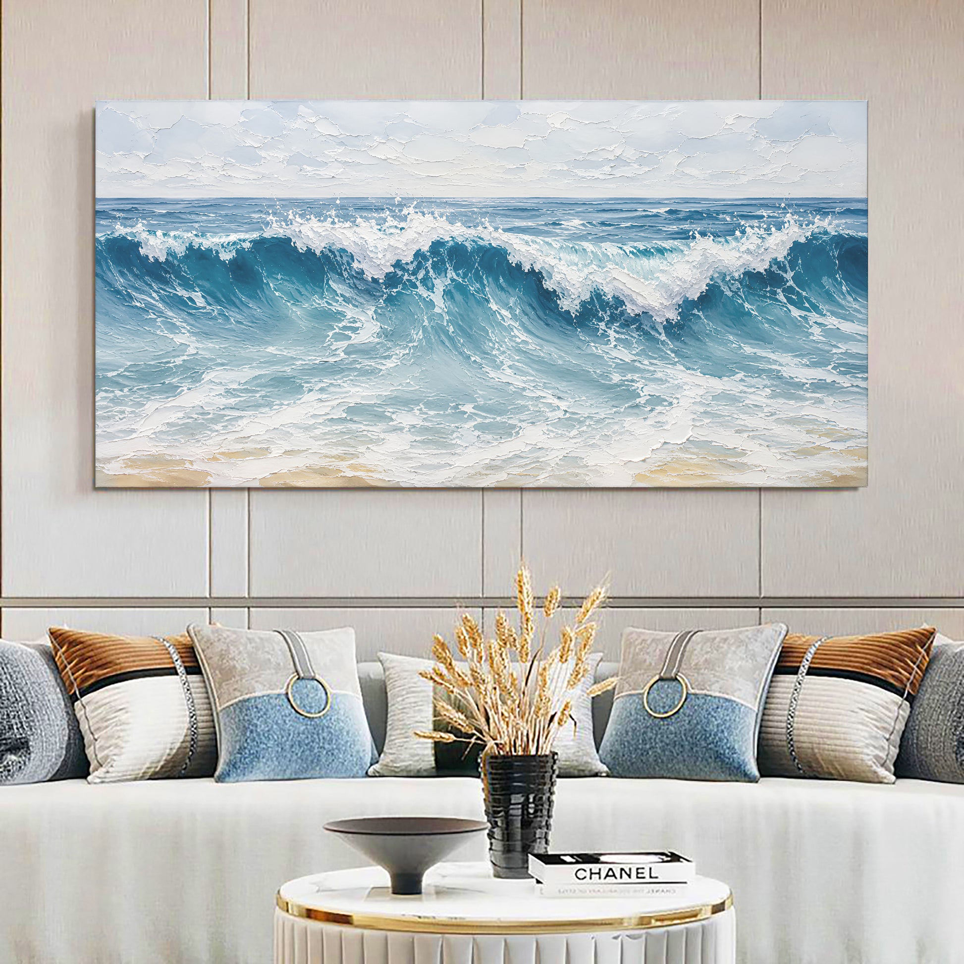 Turquoise Tide Wave