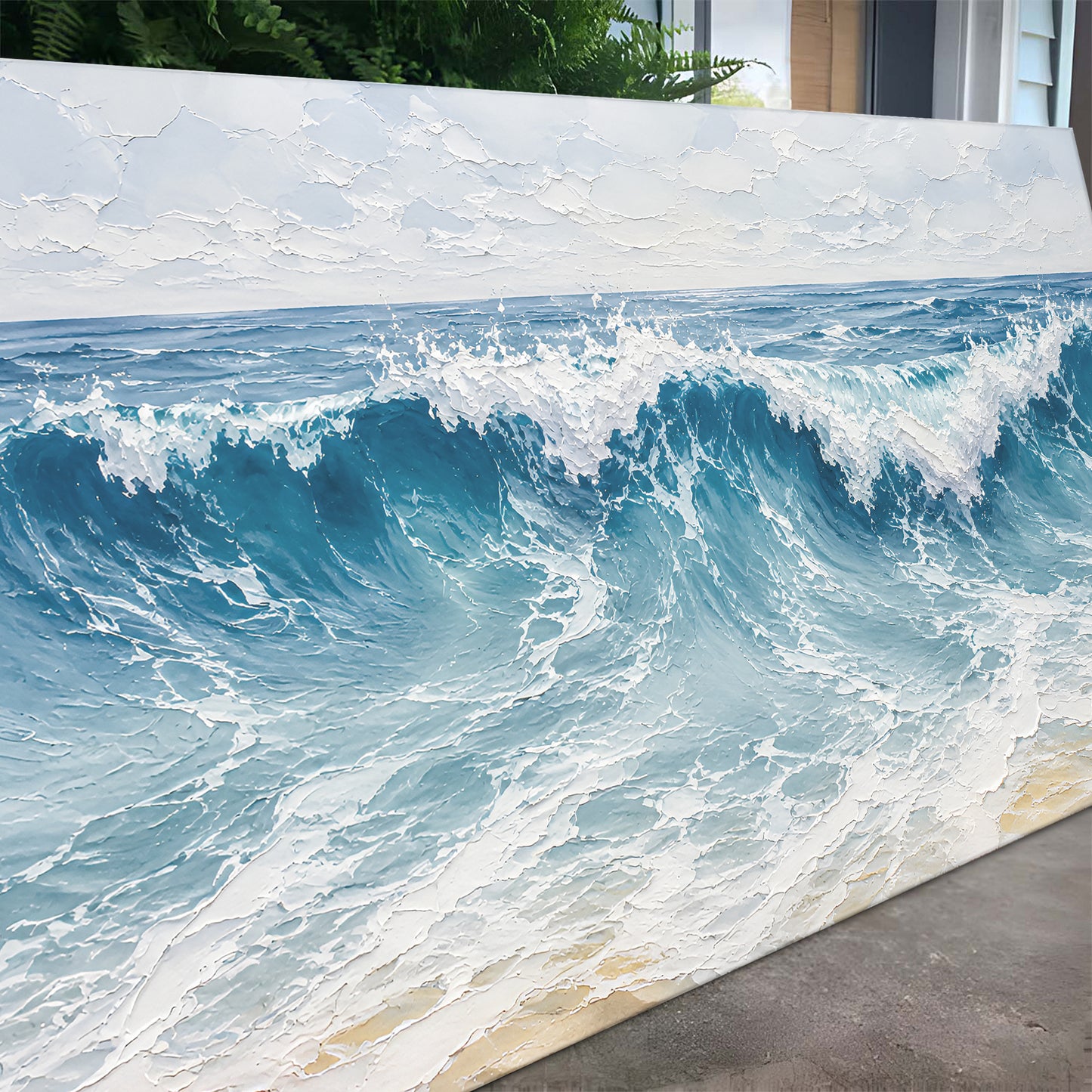 Turquoise Tide Wave