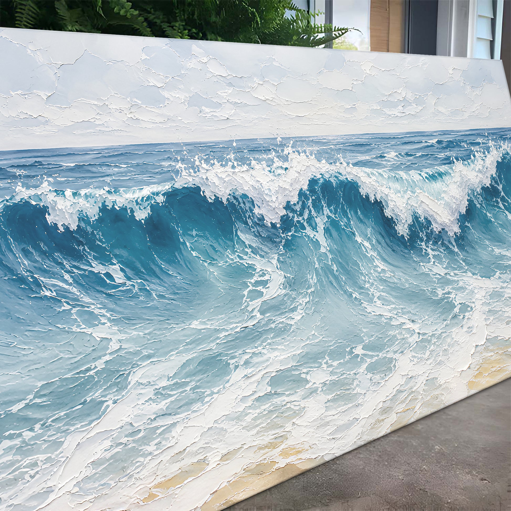 Turquoise Tide Wave