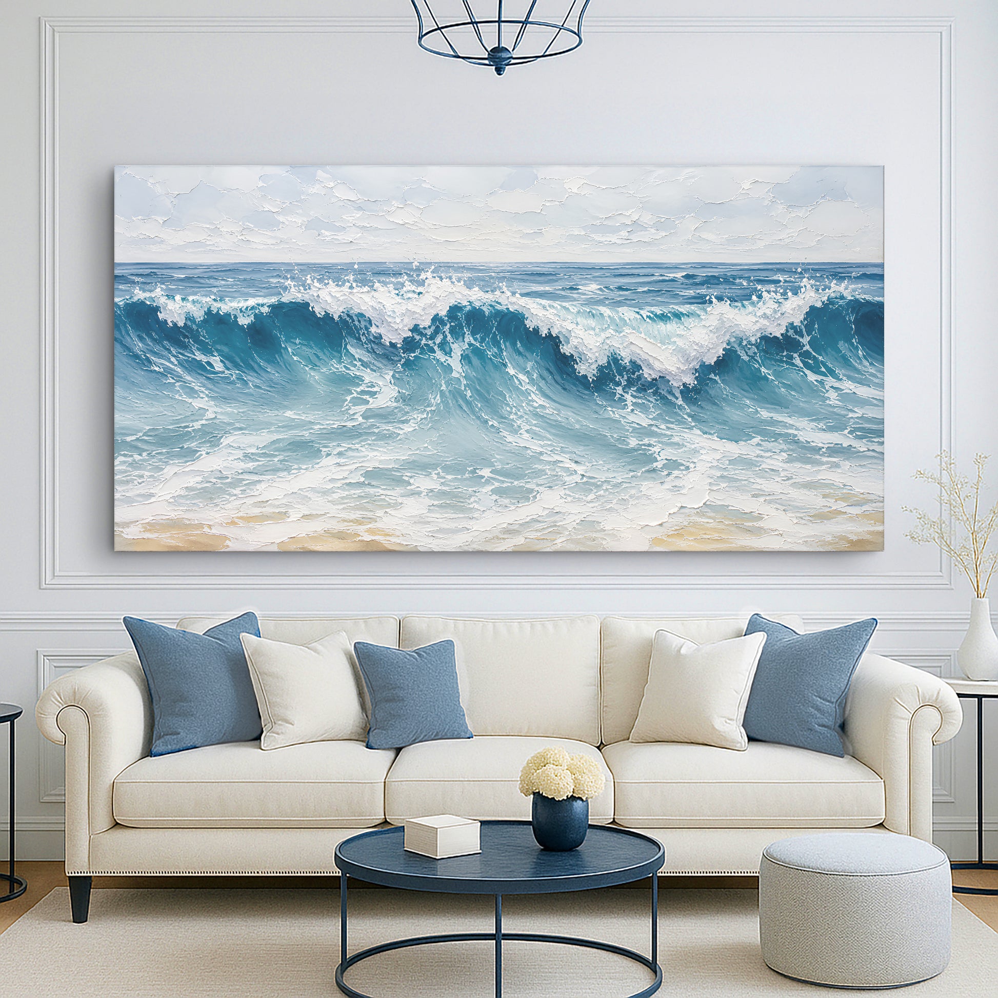 Turquoise Tide Wave