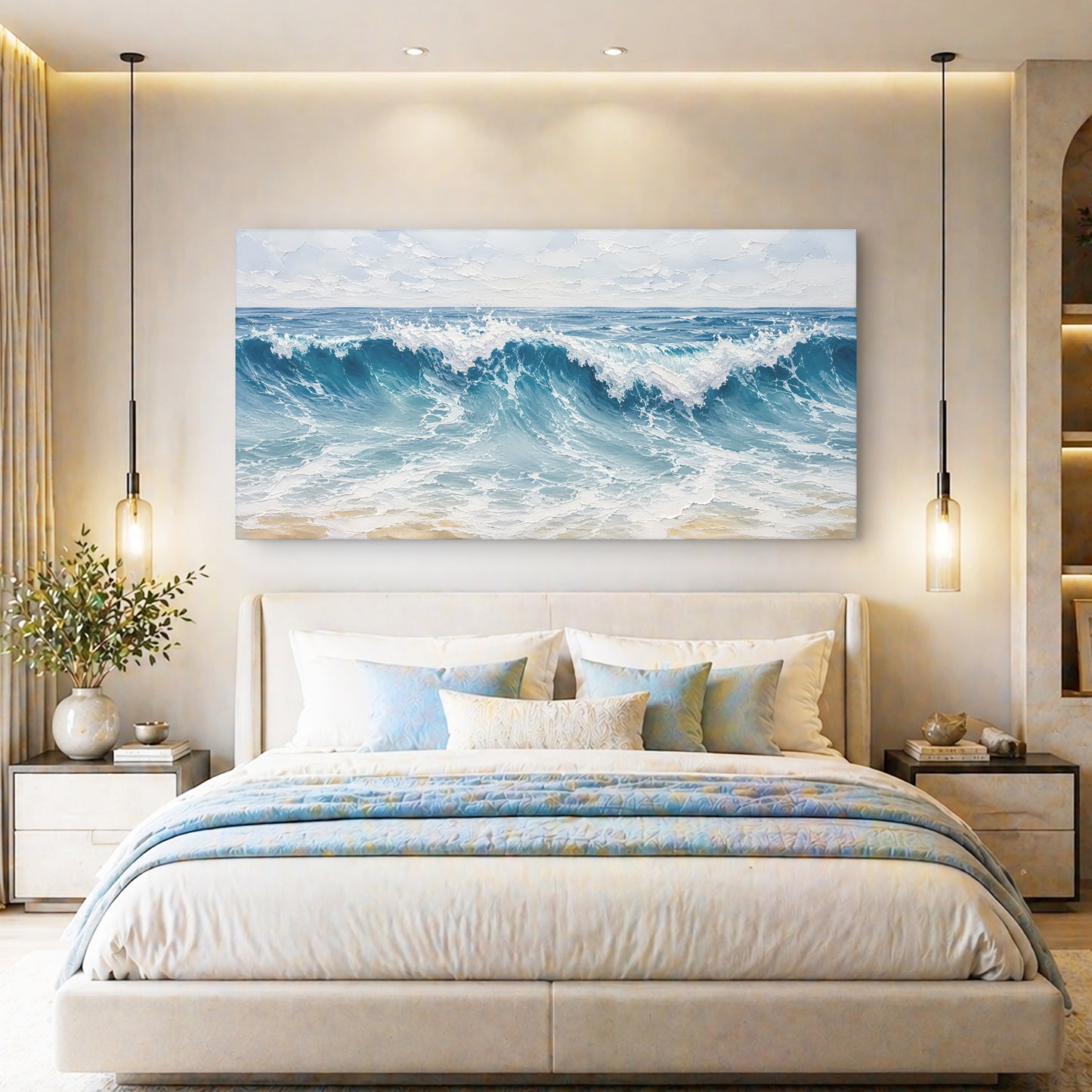 Turquoise Tide Wave
