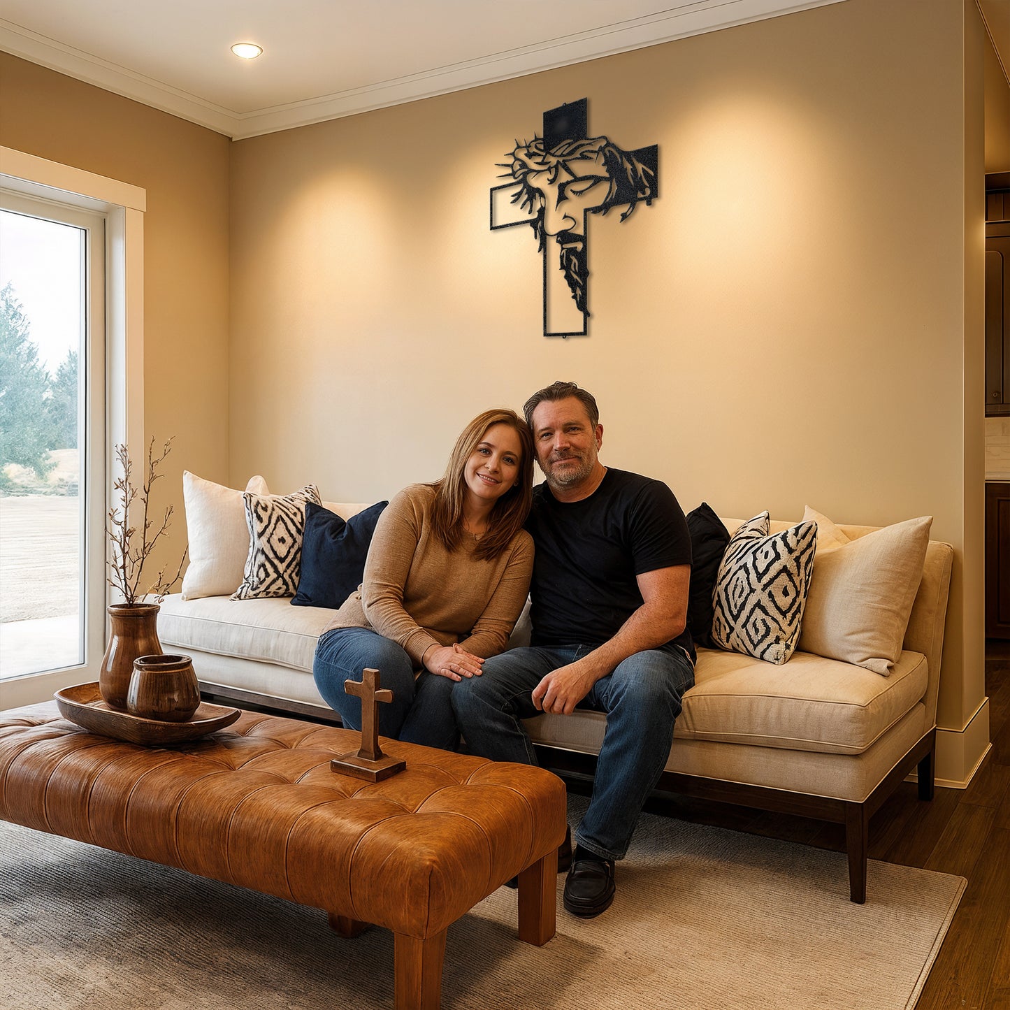 Christ Cross - Steel Sign