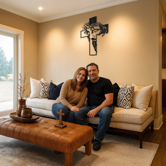 Christ Cross - Steel Sign