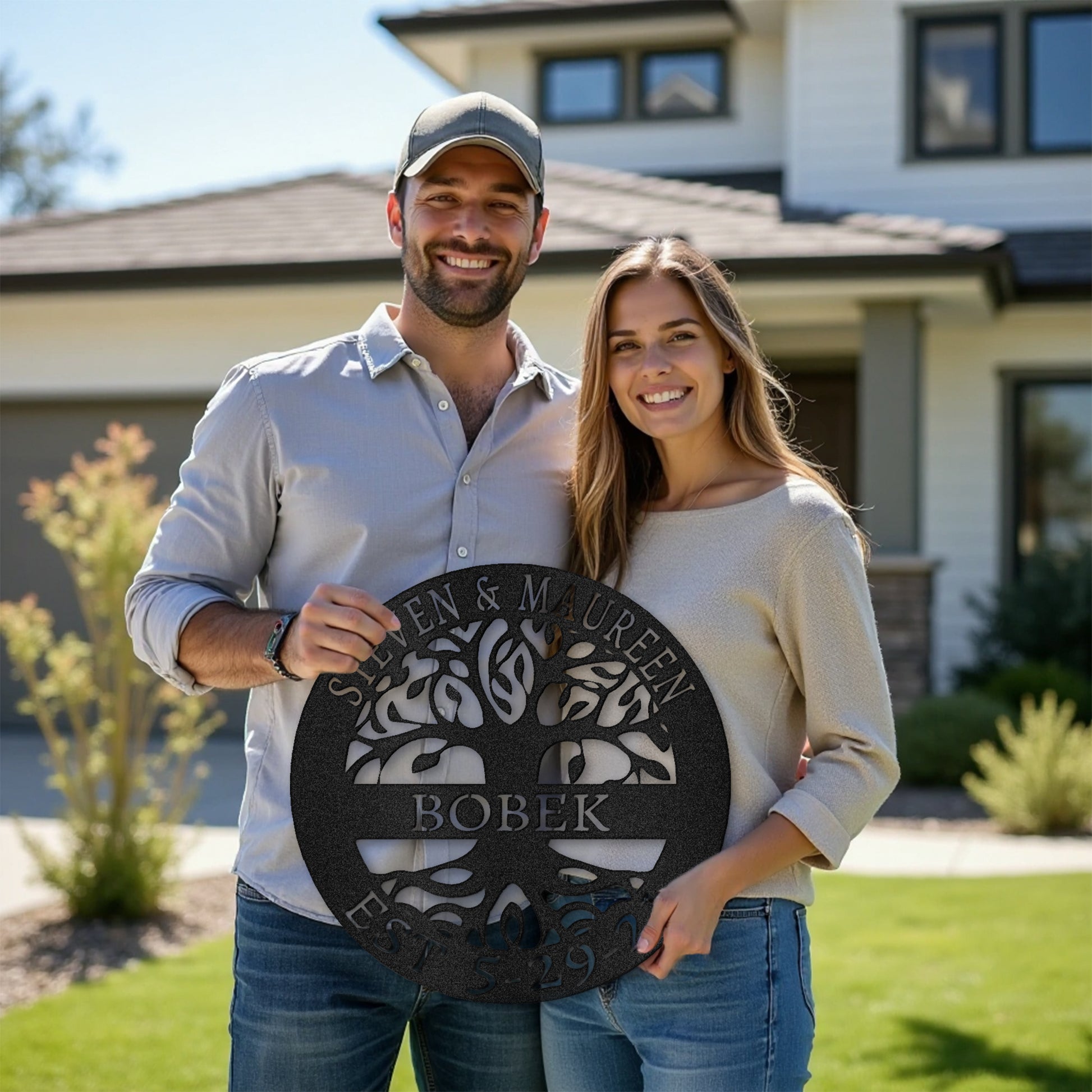 Elaborate Tree Of Life - Steel Sign