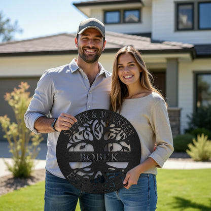 Elaborate Tree Of Life - Steel Sign