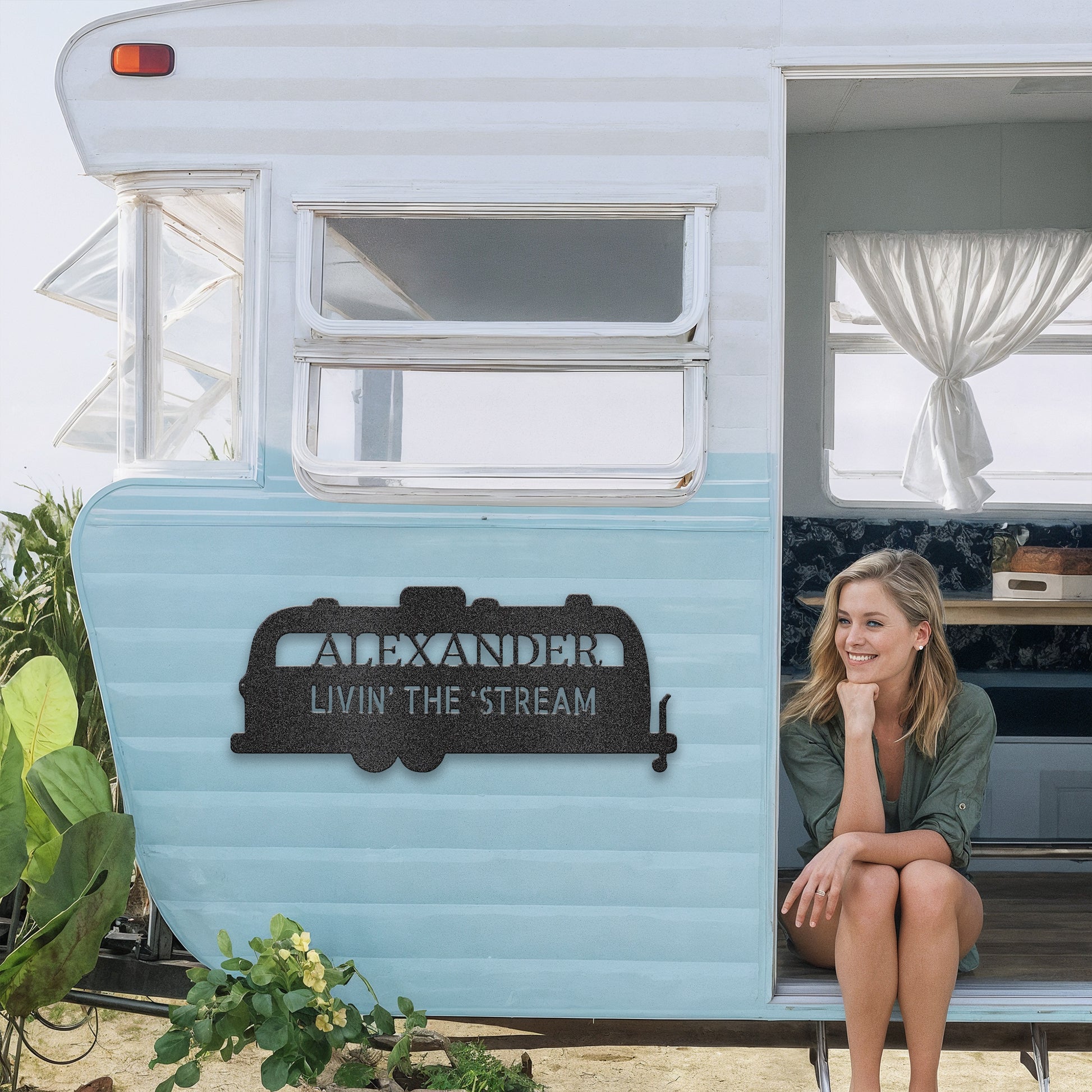 Airstream Monogram - Steel Sign