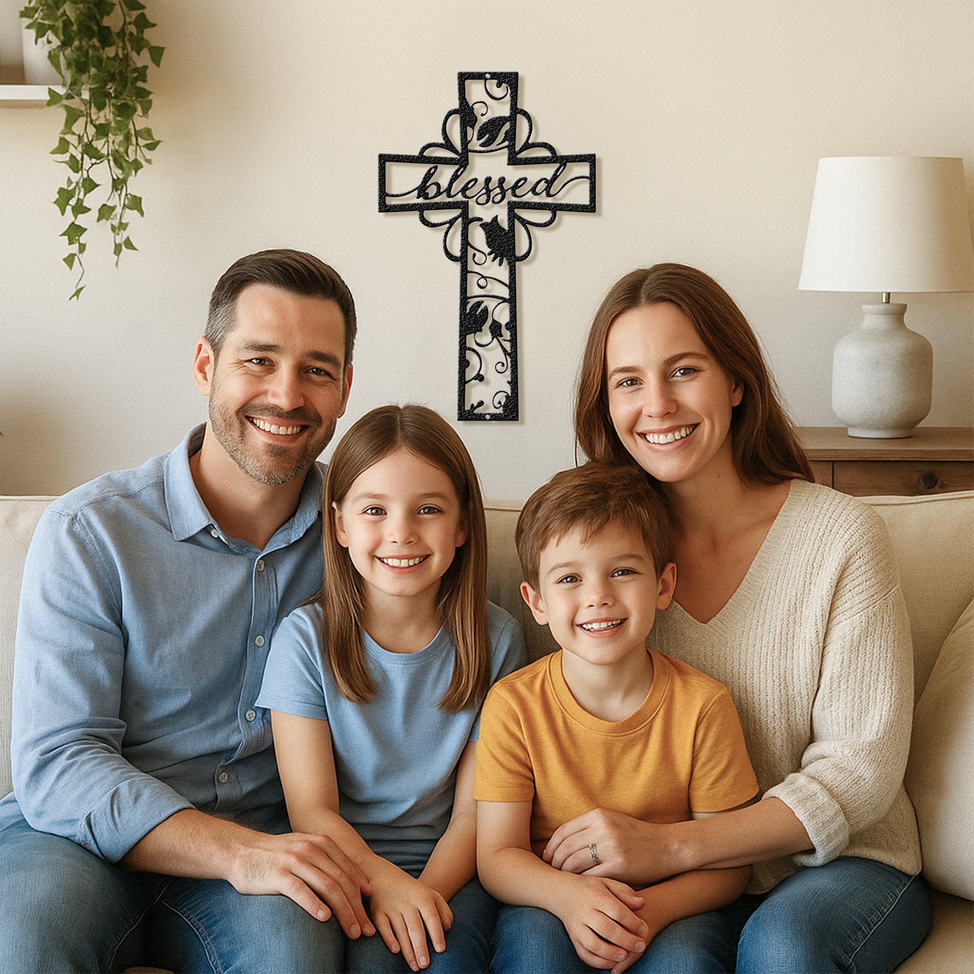 Blessed Cross - Steel Sign