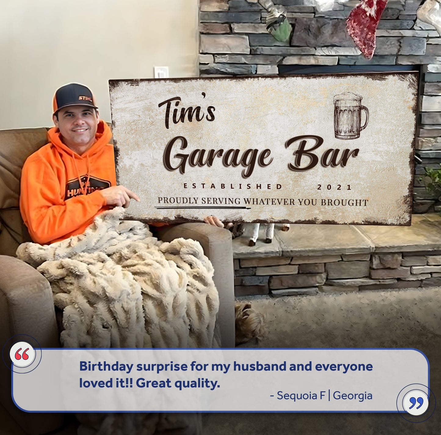 Garage Bar Sign VIII (Free Shipping)