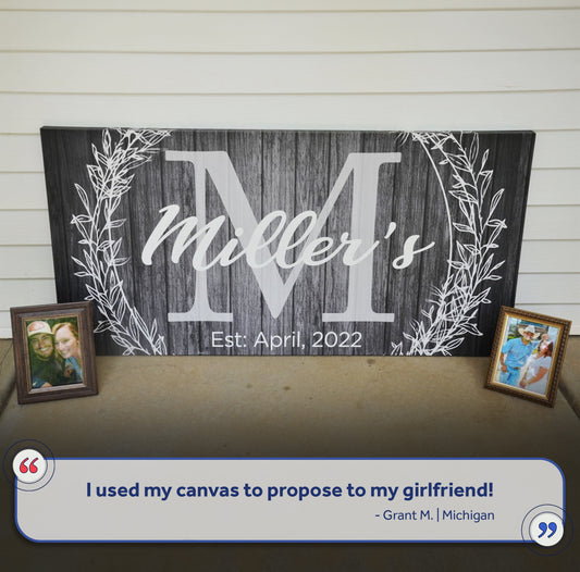 Family Monogram Sign