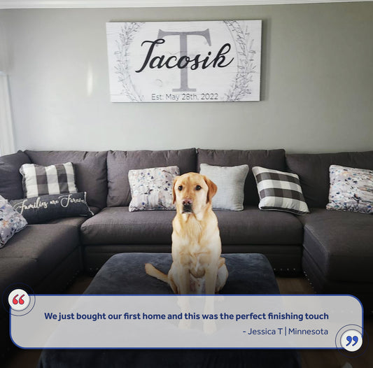 Family Monogram Sign III