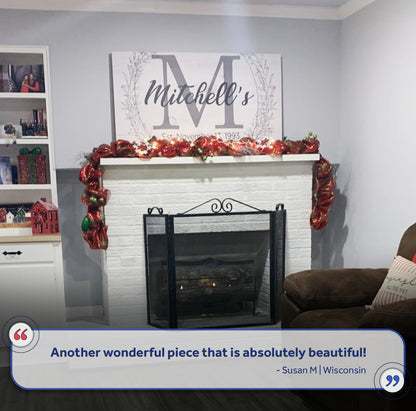 Family Monogram Sign III