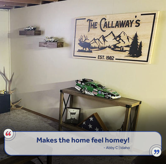 Family Mountain Sign