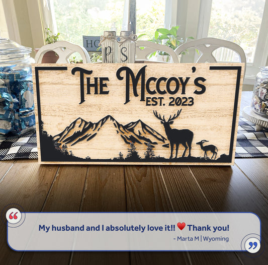 Family Mountain Sign II