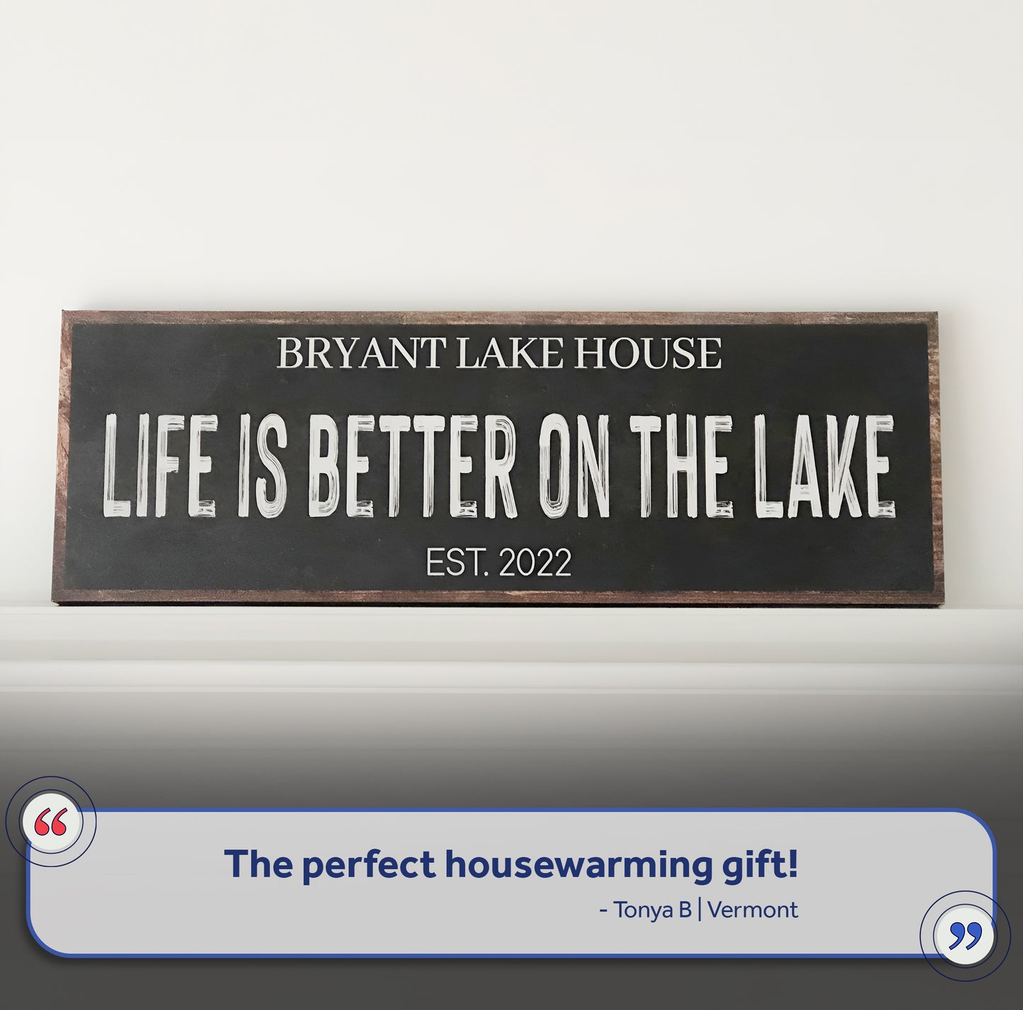 Life Is Better On The Lake Sign III