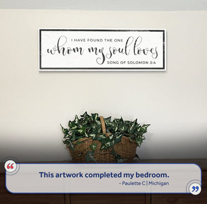 Song Of Solomon 3:4 - I Have Found The One Sign III