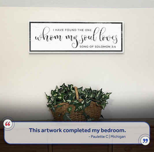 Song Of Solomon 3:4 - I Have Found The One Sign III