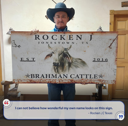 Brahman Cattle Sign II