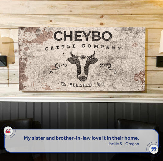 Cattle Company Sign II