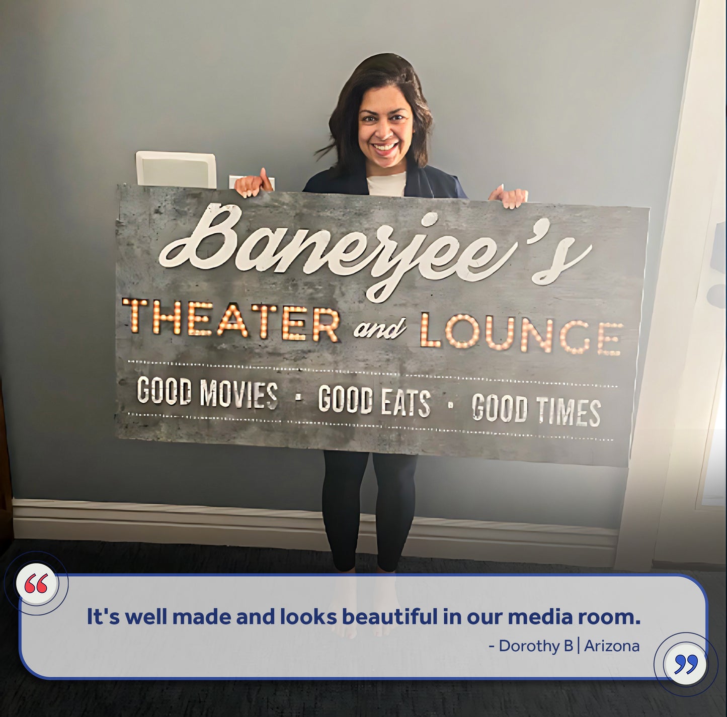 Family Theater and Lounge Sign V