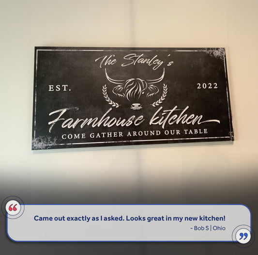 Farmhouse Kitchen Sign II