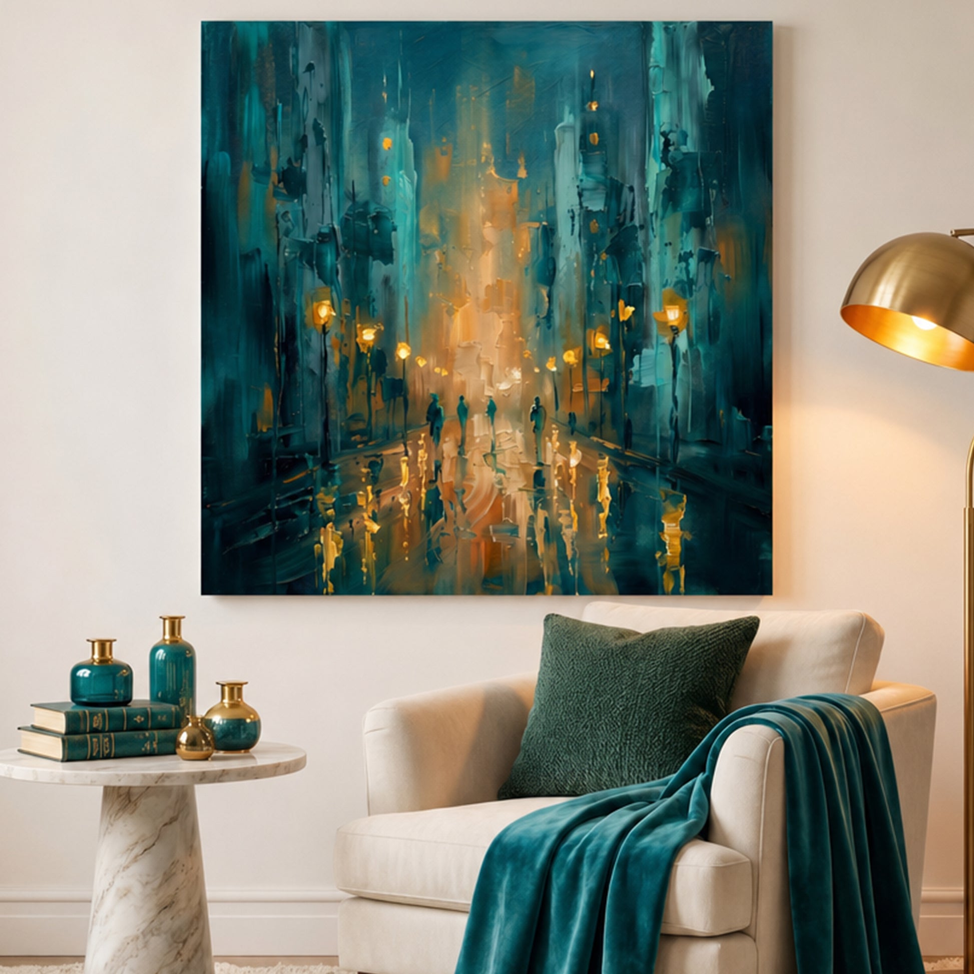 Urban Glow Reflections