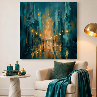 Urban Glow Reflections