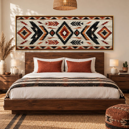 Native Rug Stepped Storm